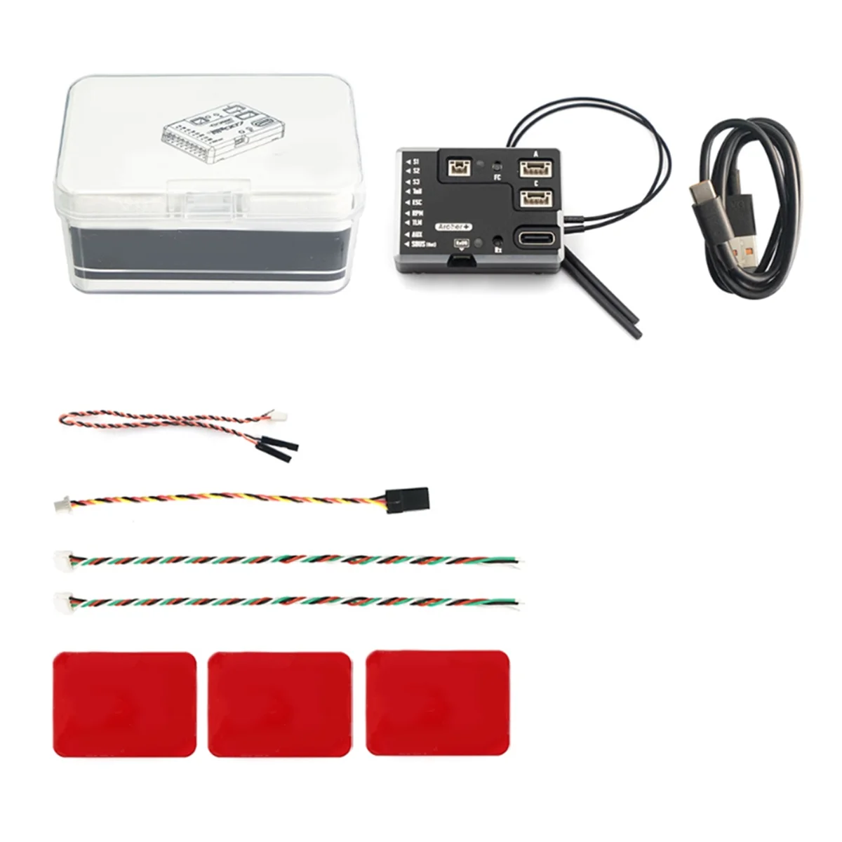 Retails FRSKY VANTAC RF007 FBL Helicopter Flight Control Module Stabilization System for Enhanced Flight Dynamics RF007 Archer+