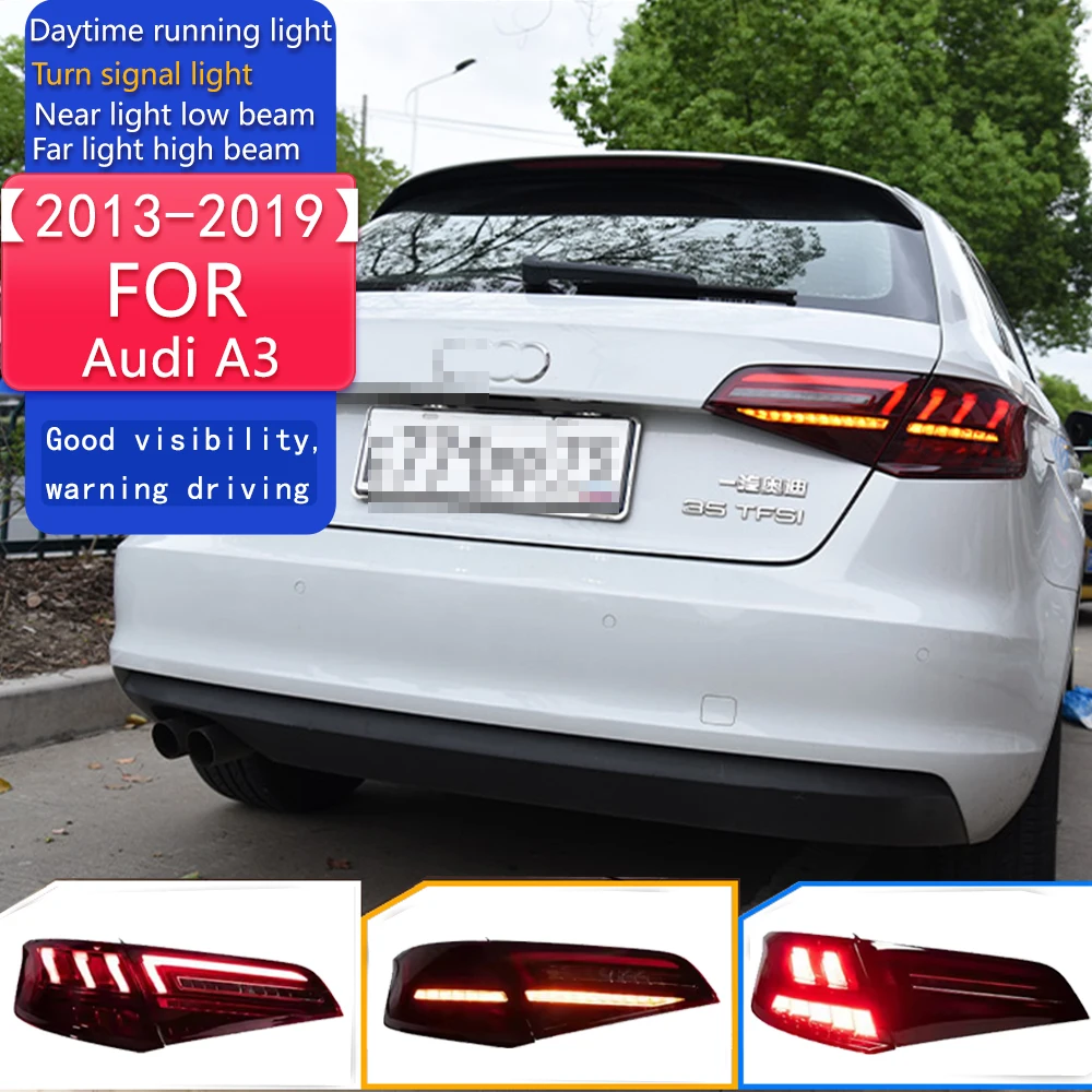 

Car Lights for Audi A3 LED Tail Light 2013-2019 S3 Sportback Rear Lamp DRL Dynamic Signal Reverse Automotive Accessories