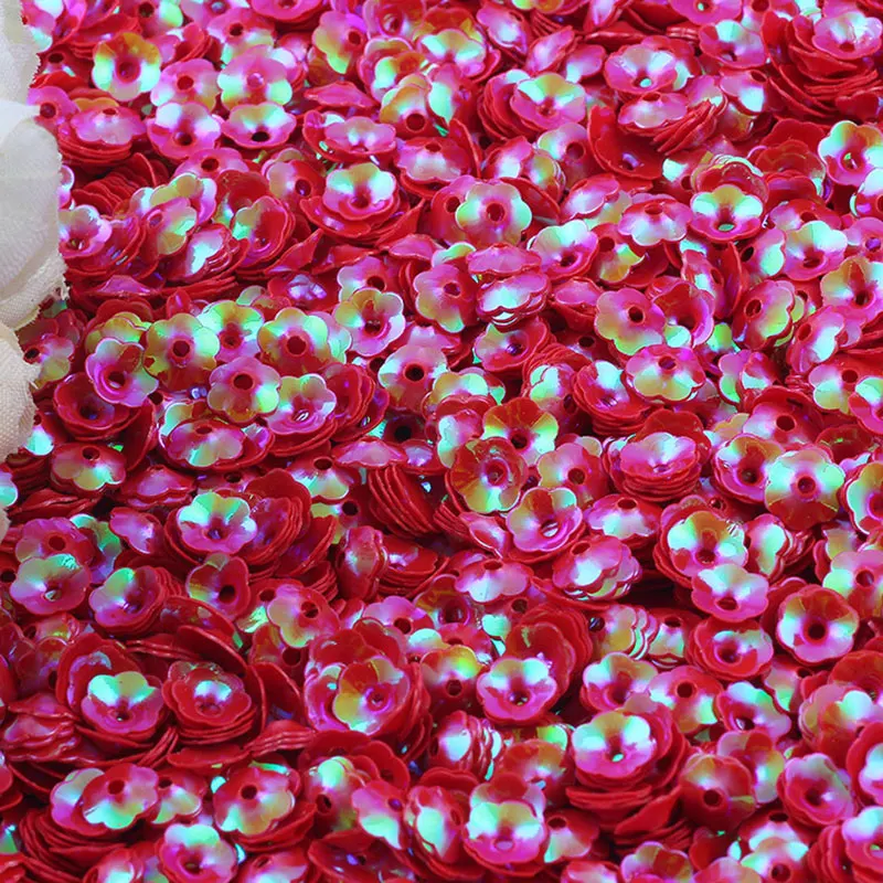 10g/20g/50g/pack new pointed concave plum blossom sequins sequins for wedding decoration sequins DIY decoration accessories sequ