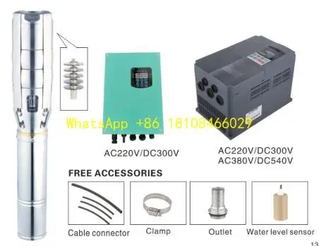 

Полный комплект водяного насоса для орошения 30, солнечная батарея