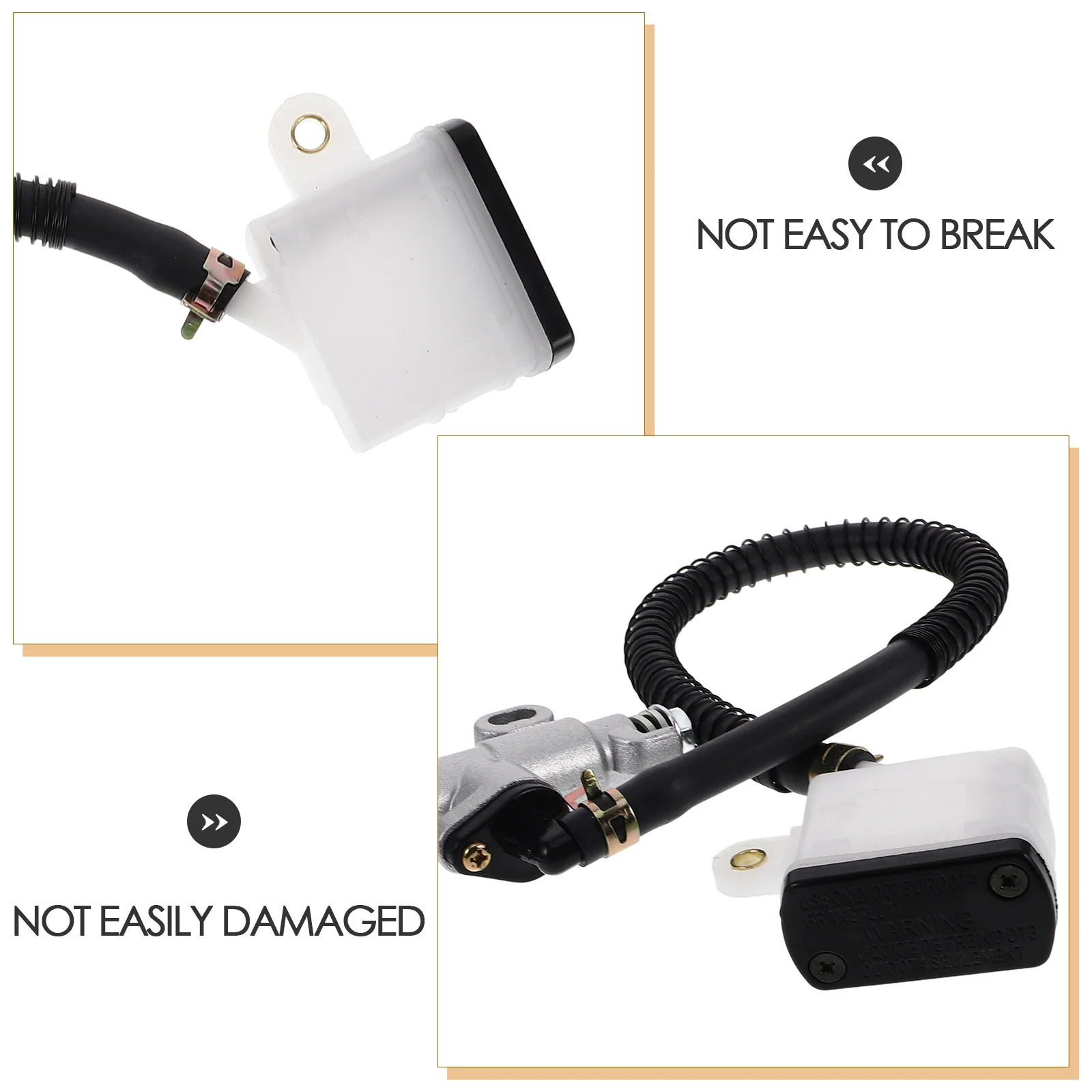 油圧式リアブレーキマスターシリンダーオイルカップポンプATVダートバイクゴーカートオートバイリアブレーキポンプオートバイ油圧シリンダー