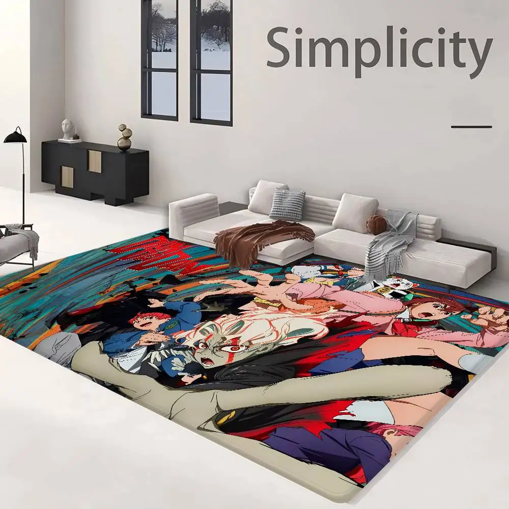 Adventure Anime Dandadan Bathroom Mat Kids Room Bedroom Decoration Balcony Anti-Slip Doormat Living Room Welcome Rug