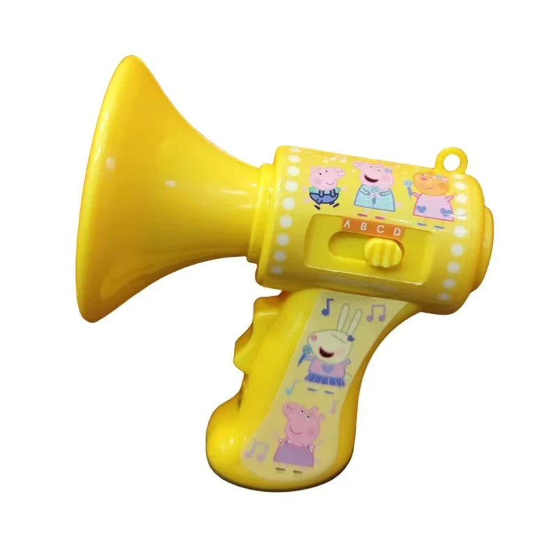 

Peppa Pig Peggy Trumpet Children's Musical Instrument Toys Baby Boys and Girls Lovely Hand Held Pager Toy Gift