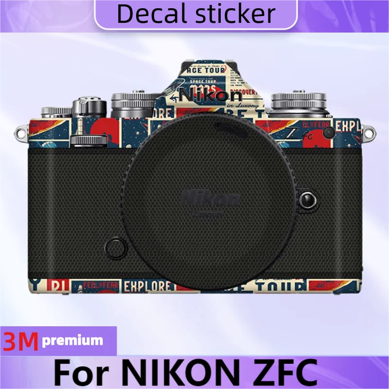 For NIKON ZFC Camera Sticker Protective Skin Decal Vinyl Wrap Film Anti-Scratch Protector Coat Z FC Z-FC