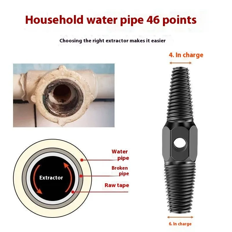 Household faucet wire extractor universal anti tap tool for water pipe breakage, screw and slide wire extractor image 4