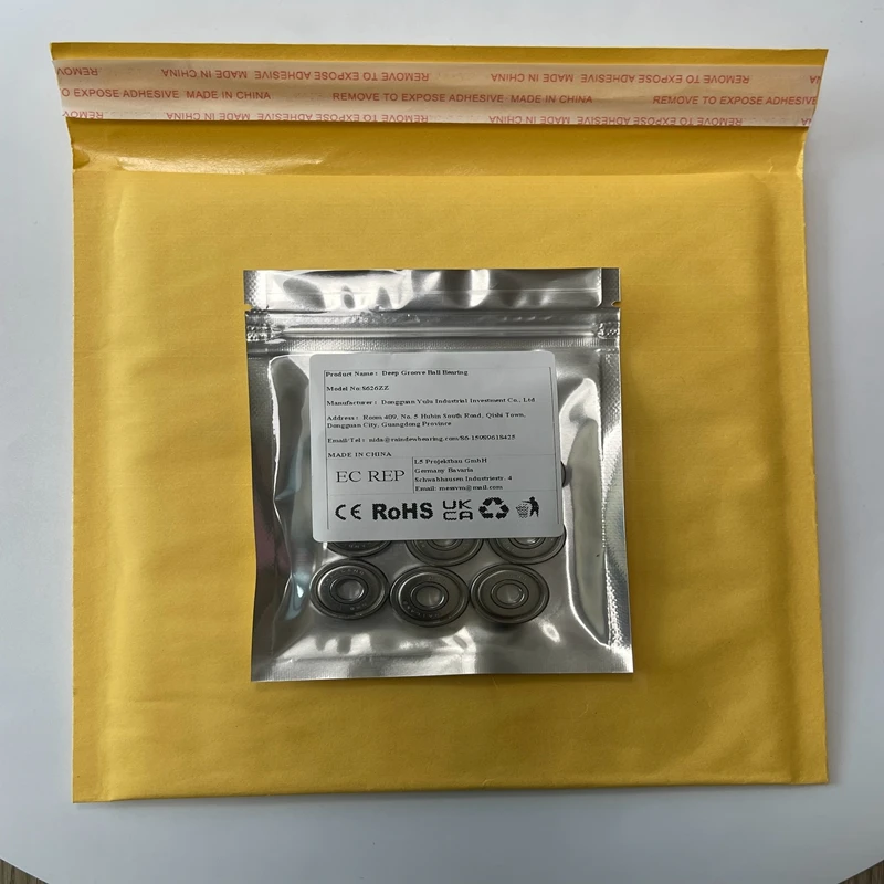 

10PCS S626ZZ 6X19X6 mm Stainless Steel Bearing ABEC-9