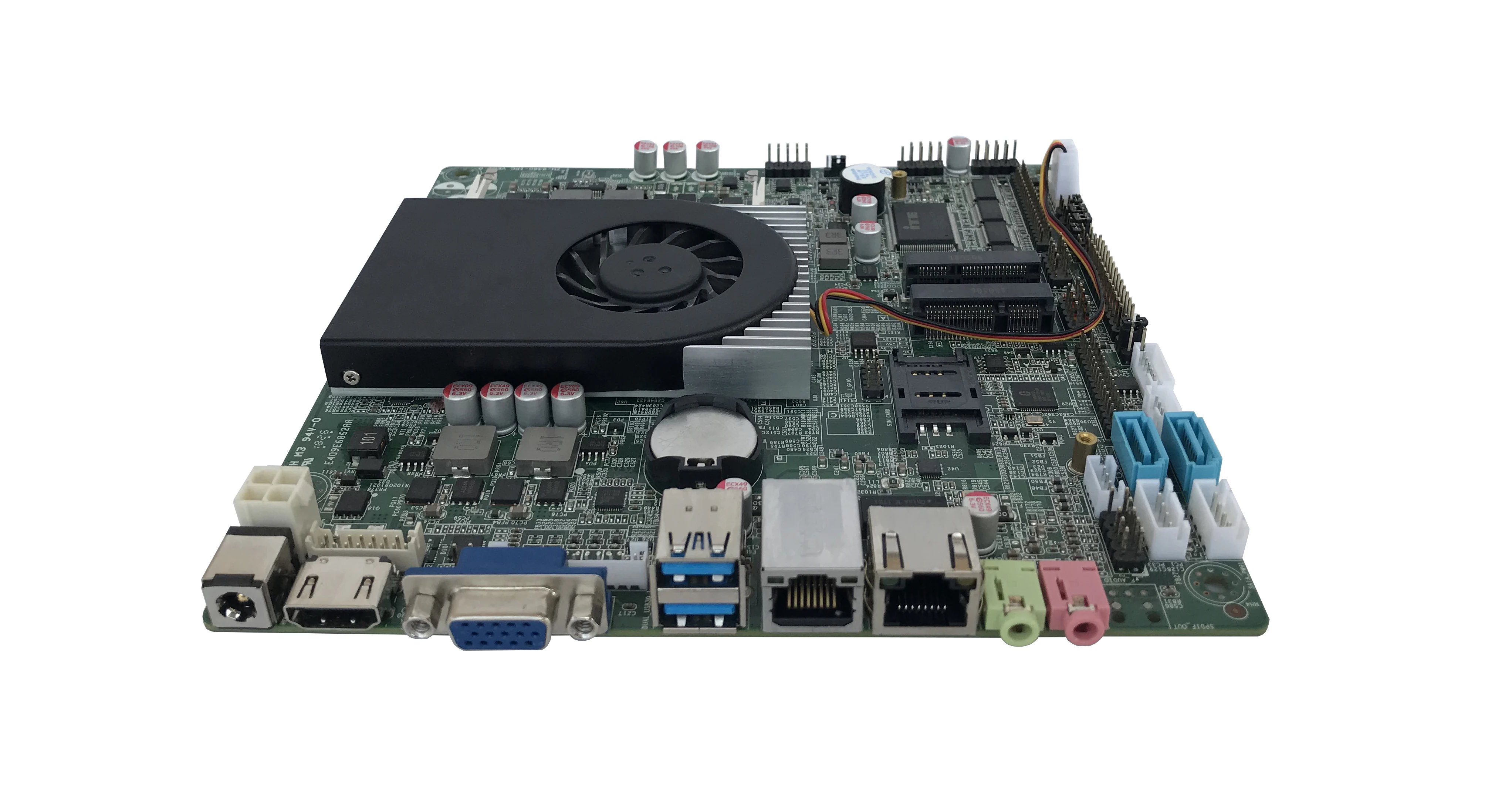 QM9360 Mini ITX Motherboard mit I5 5200U CPU 6COM Ports 4k für Automatisierungssteuerung