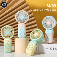 Handheld Mini Fans USB Rechargeable Small Electric Fan Student Pocket Portable Fan Mini Portable Air Conditioner for Home Office