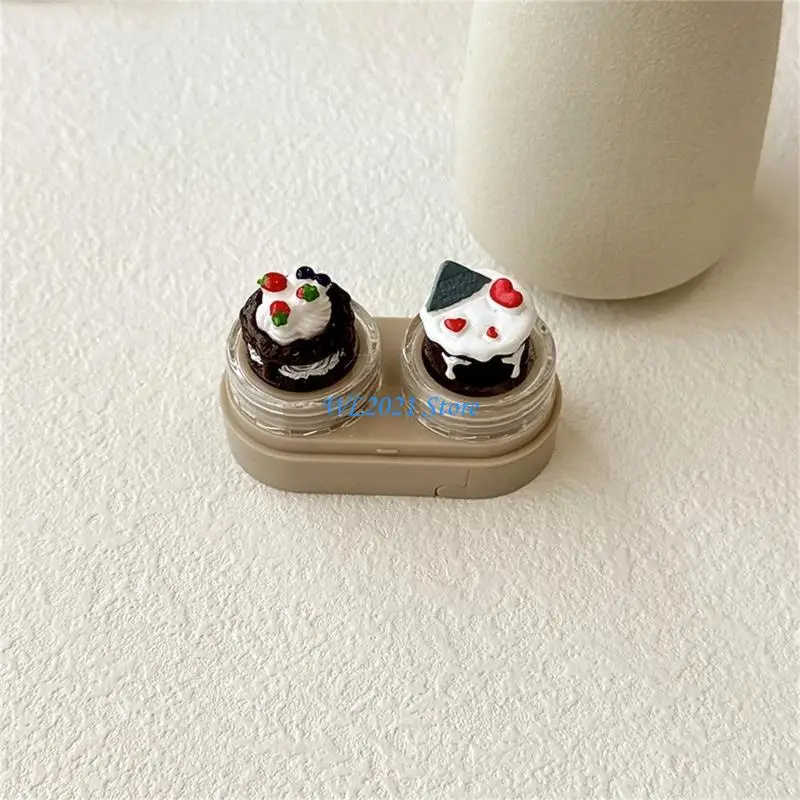 

G5GC Practical Lovely Contact Lenses Lens Holder Wearing Kits Set For Office Student