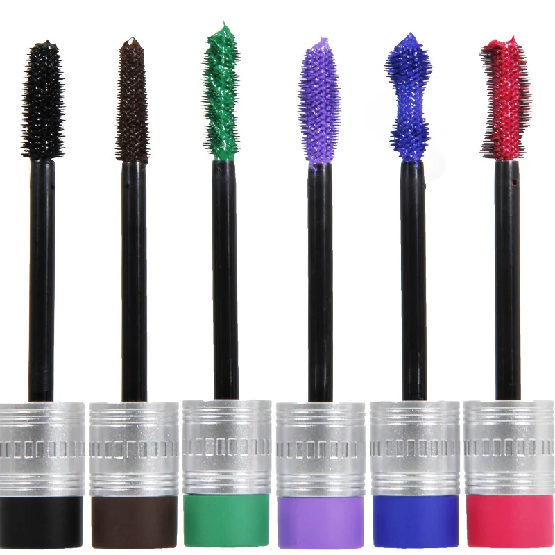 Colorful Mascara Waterproof Long-Lasting Mascara Quick-drying Thick Curling Eyelash Colored Eyes Makeup Women Cosmetics