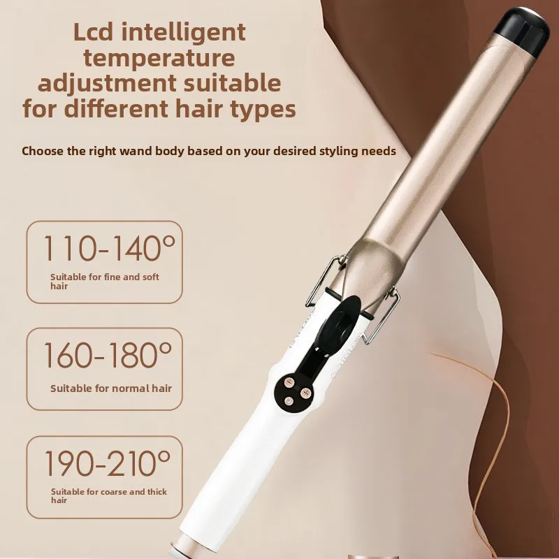 

32mm/38mm Ceramic Curling Wand, Large Curl Hair Curler for Women, Hair Salon Use