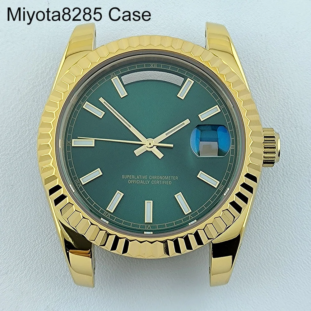 

Miyota8285 Case Watch Case Men's Automatic Watch 39mm Stainless Steel Sapphire Glass Fit Miyota 8285 Movement Watch Accessories