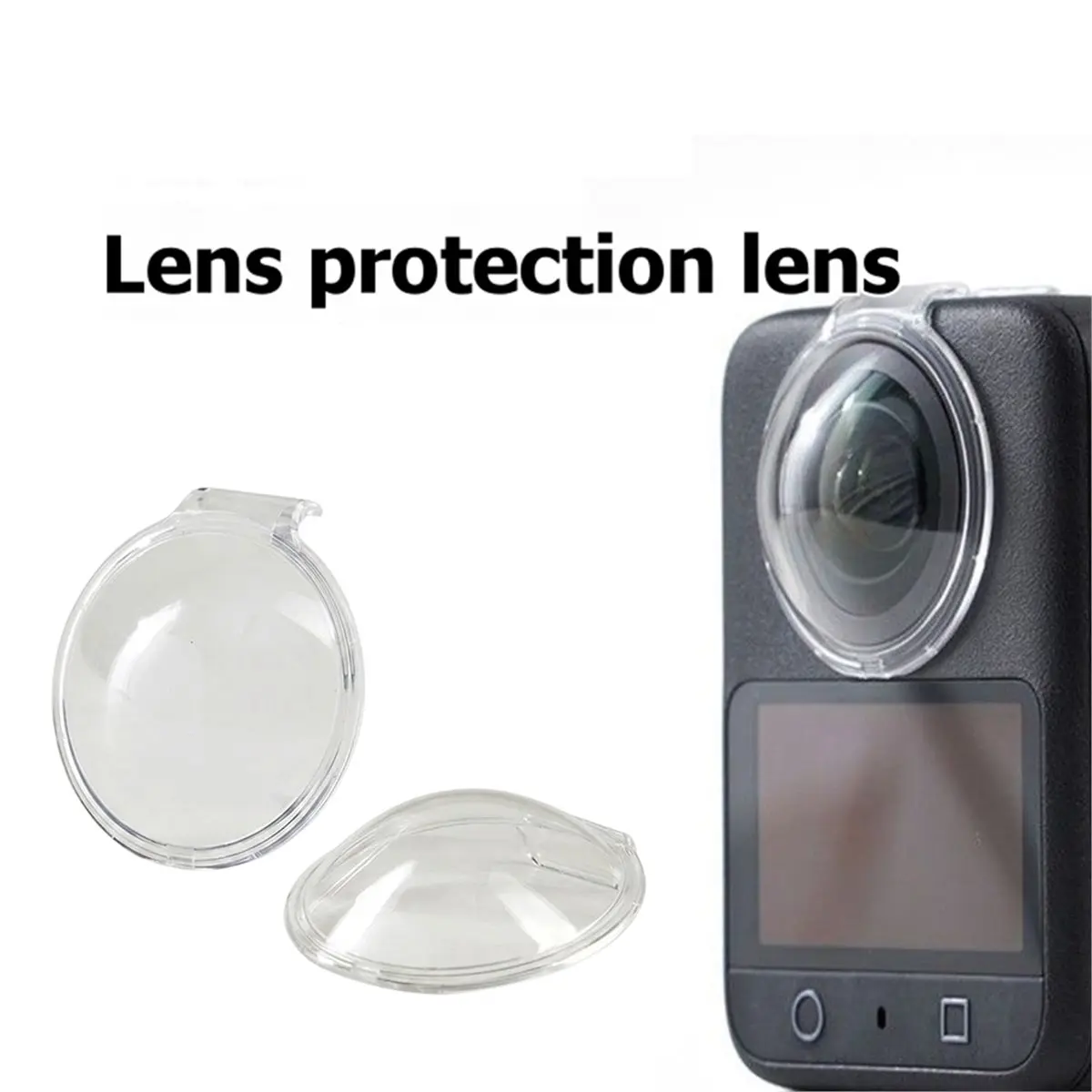For 360 Lens Guard Protector HD Hard PC Camera Protection Lens Cover Caps Wear-Resistant Anti-Scratch Lens Case
