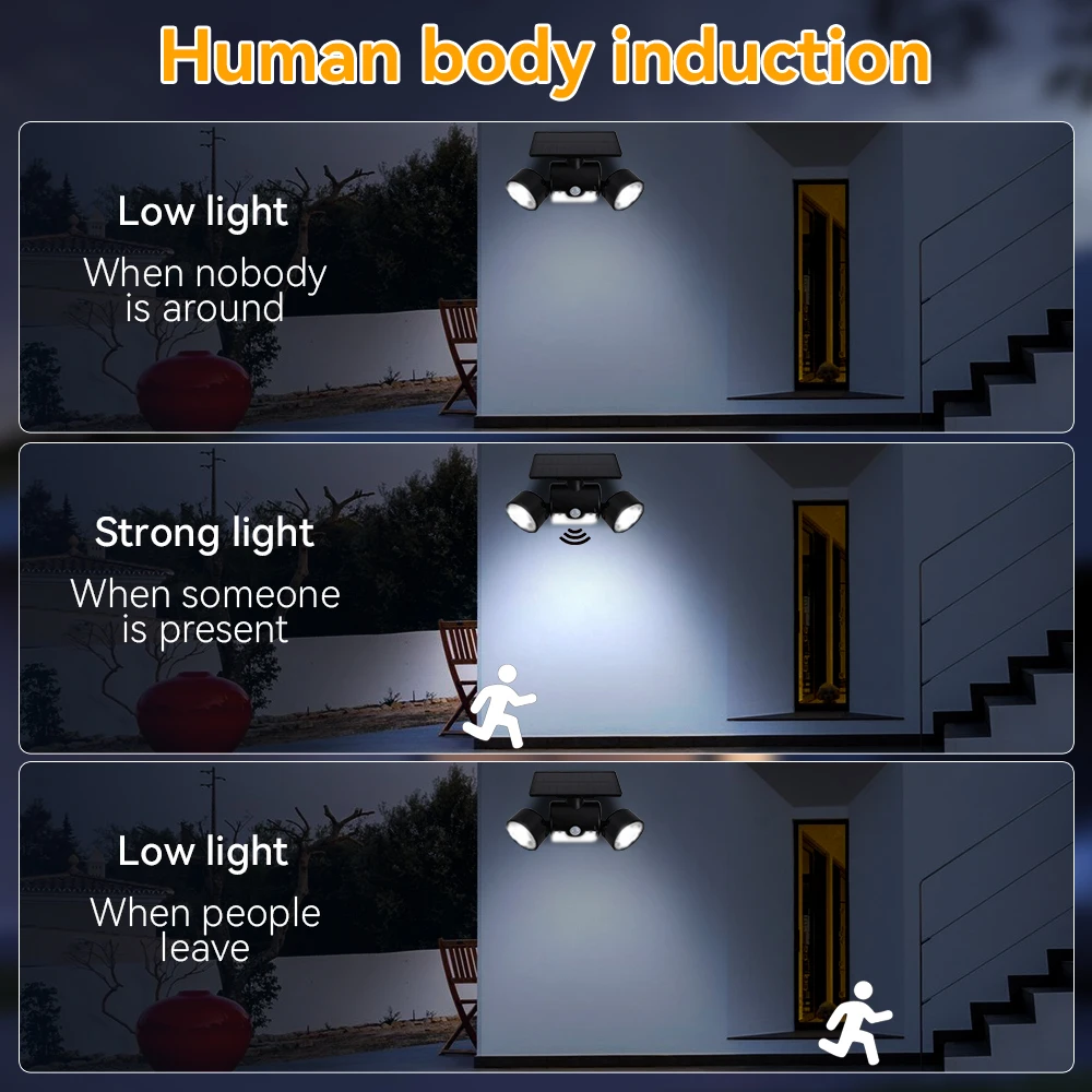 Фонарь с датчиком движения