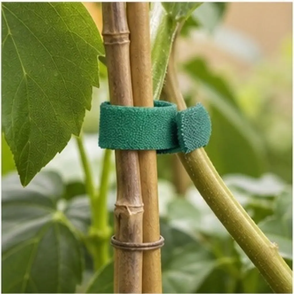 5 Rolls Hook and Loop Tape Roll Self-Adhesive Cable Management Straps for Home Office Cord Organization Plant Training Garden