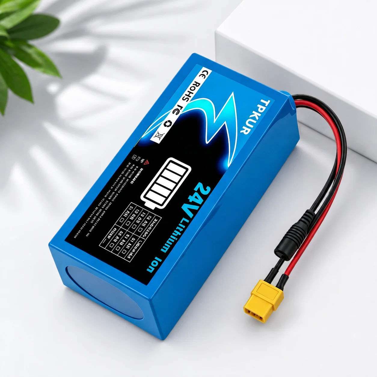24V 6AH 12AH 18650 battery pack with built-in intelligent BMS lithium battery, used for wheelchairs, bicycles, balance bikes