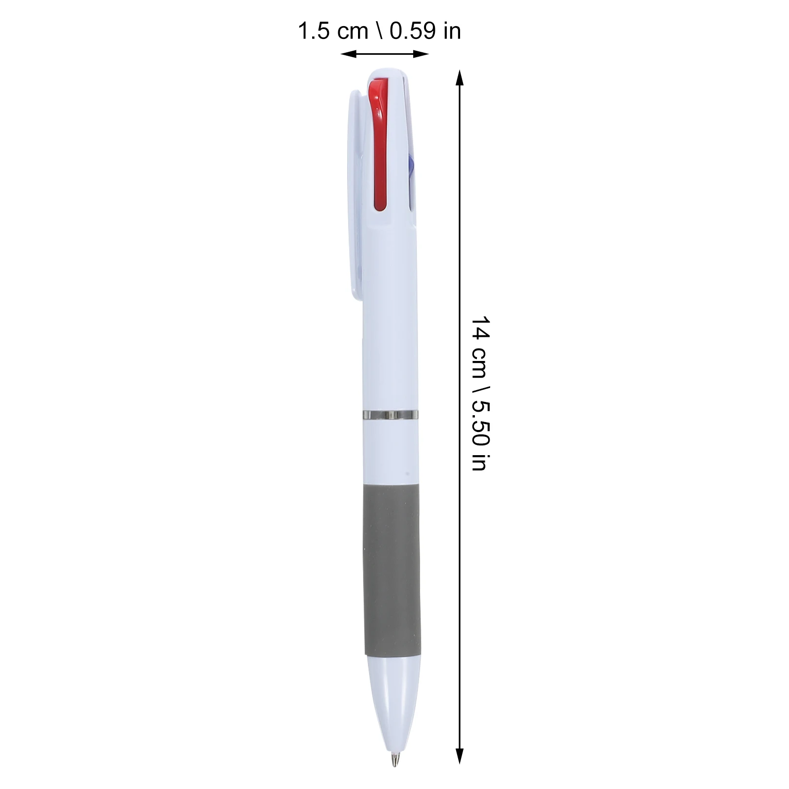 

6pcs Ballpoint Metal Portable School Pens Writing Pens Office Study Smooth Writing Ergonomic Design Daily Use Stationery Colored