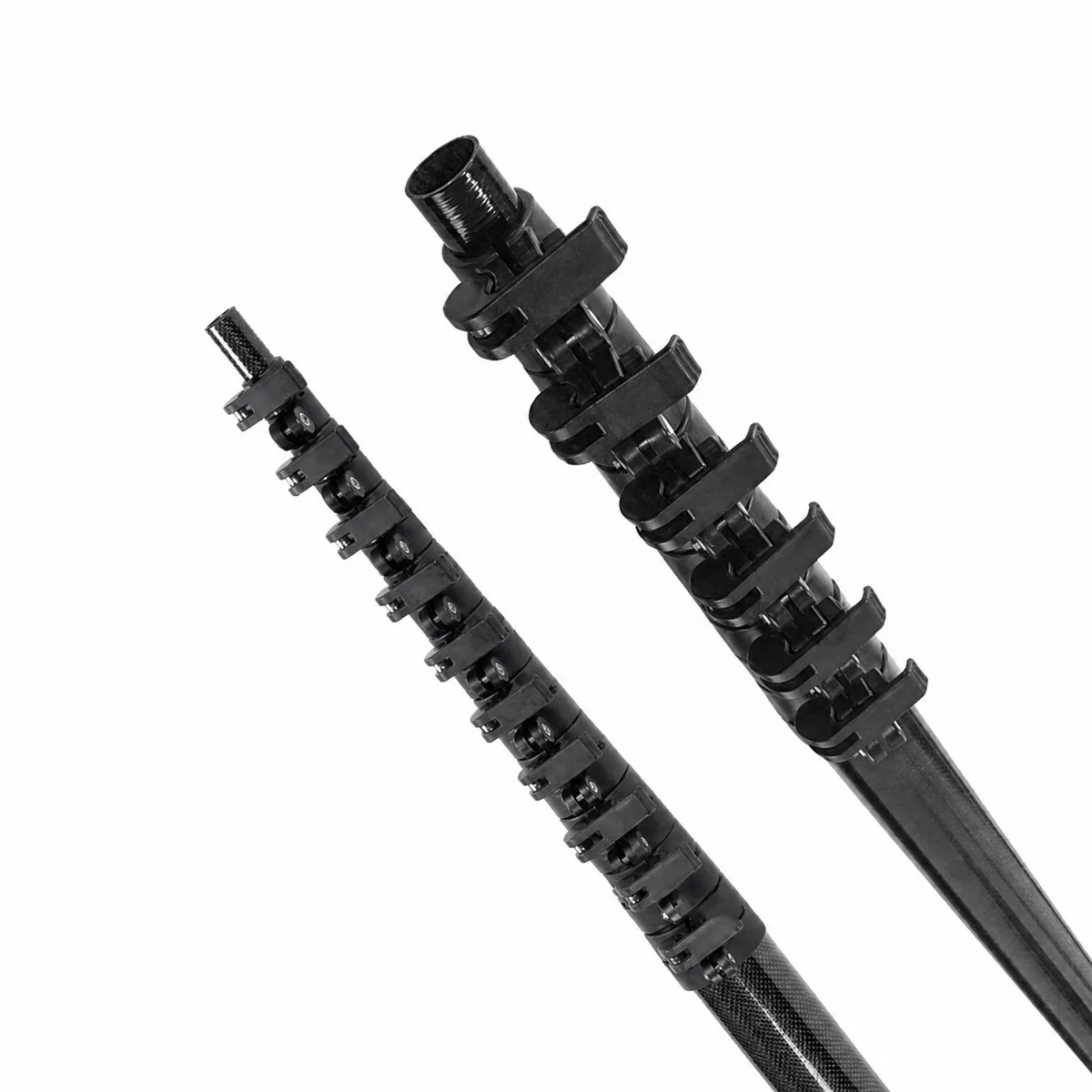 Carbon Fiber Extension Pole 8m-20m Cleaning Hunting Rescue Fruit Picking Pressure Washing High Strength Adjustable Custom