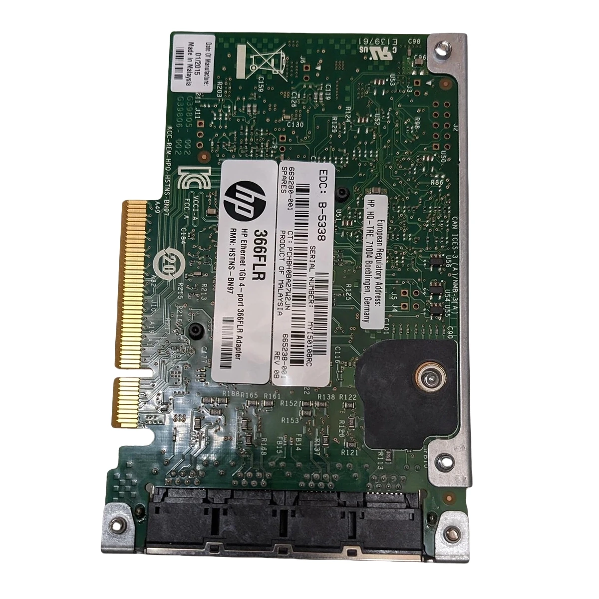 تقريبا جديد HPE 665240-B21 إيثرنت 1 جيجابايت 4 منافذ 366FLR ADAPTATEUR 669280-001 665238-001 #2