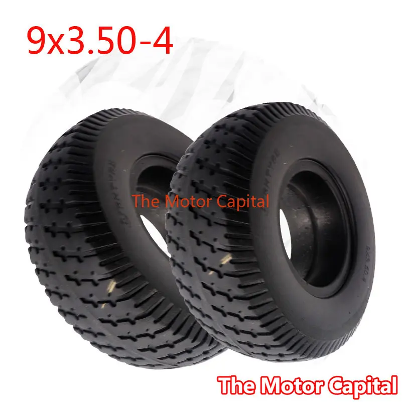 9x3.50-4 Solid Tire for Gas Scooter Skateboard Pocket Bike Electric Tricycle 9*3.50-4  Tubeless Tyre Parts 1