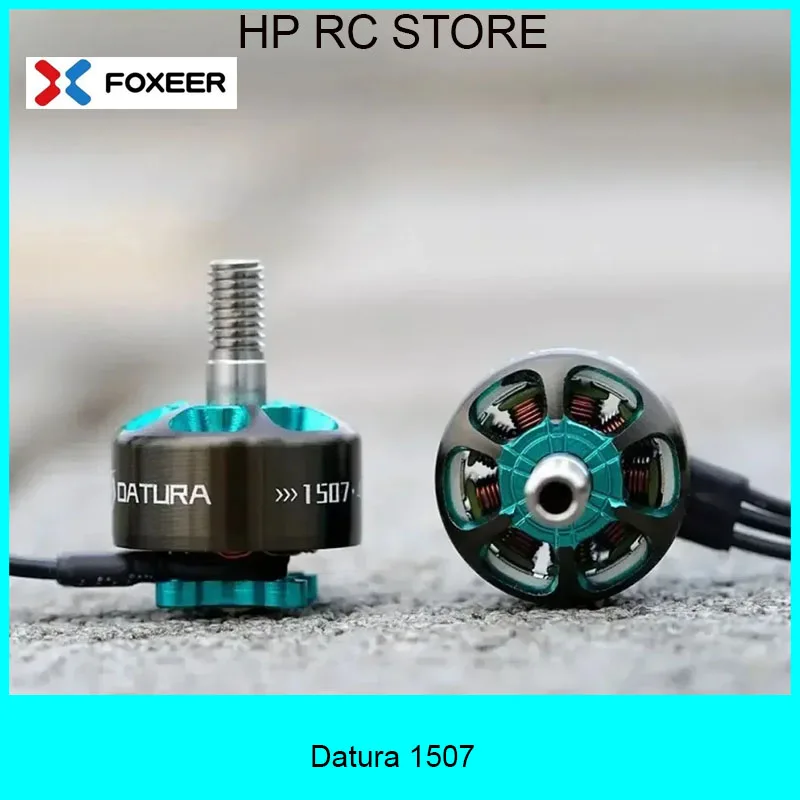 

Foxeer Datura 1507 M5 FPV Motor – 4150KV/4S & 2750KV/6S – Compatible with 3-5inch Props for FPV Freestyle/CinewhoopDucted Drones