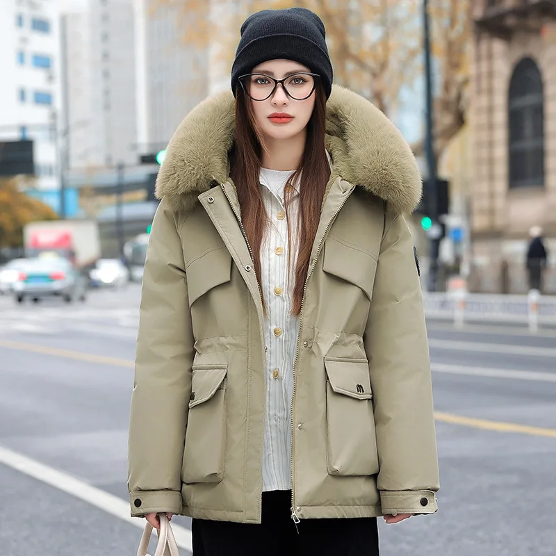 Women's Models Fairy Winter Fall Top Coat Coat Cotton Jacket Padded Thickened Overcoat Warm Retro Fashion Versatile Soft New