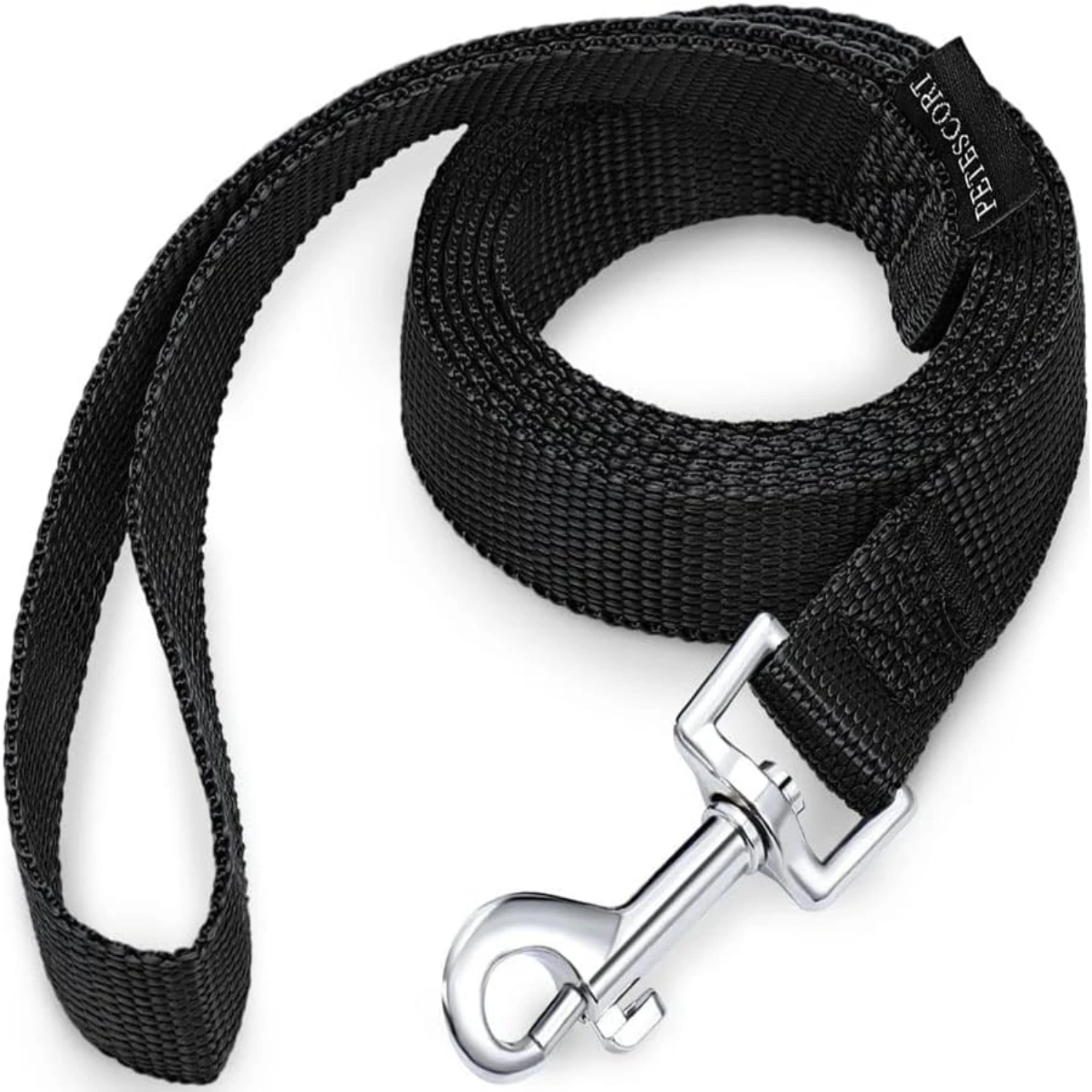 Reliable and durable black dog leashes for small and medium dogs. Perfect for pet training and walking. Available in various len