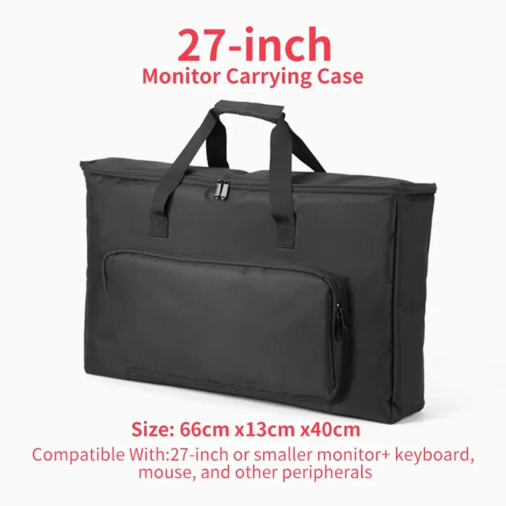 24/25/27/32 Inch Monitor Carrying Bag with Cushioning Foam Shockproof Full Protection Traveling Portable Computer Screen Bag
