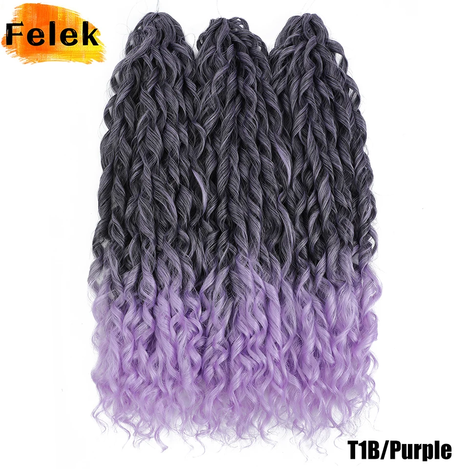 Jessica Crochet Hair 22 Inch Synthetic Deep Wave Twist Crochet Braids Hair High Temperature Fiber Curly Braiding Hair Extensions