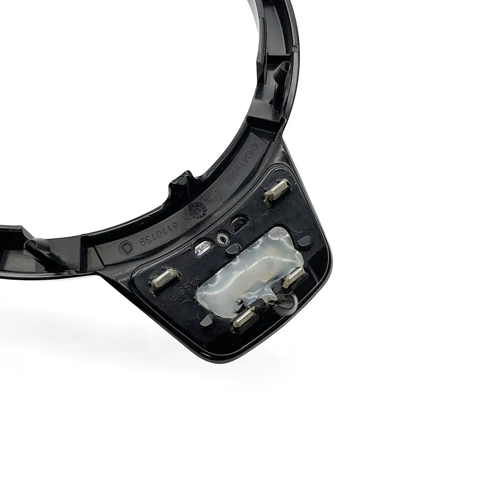 Geeignet für Audi A6C7 Lenkradknopfrahmen-Unterabdeckung mit silbernem Rand, S-Standard-Knopfrahmen – Detail 5