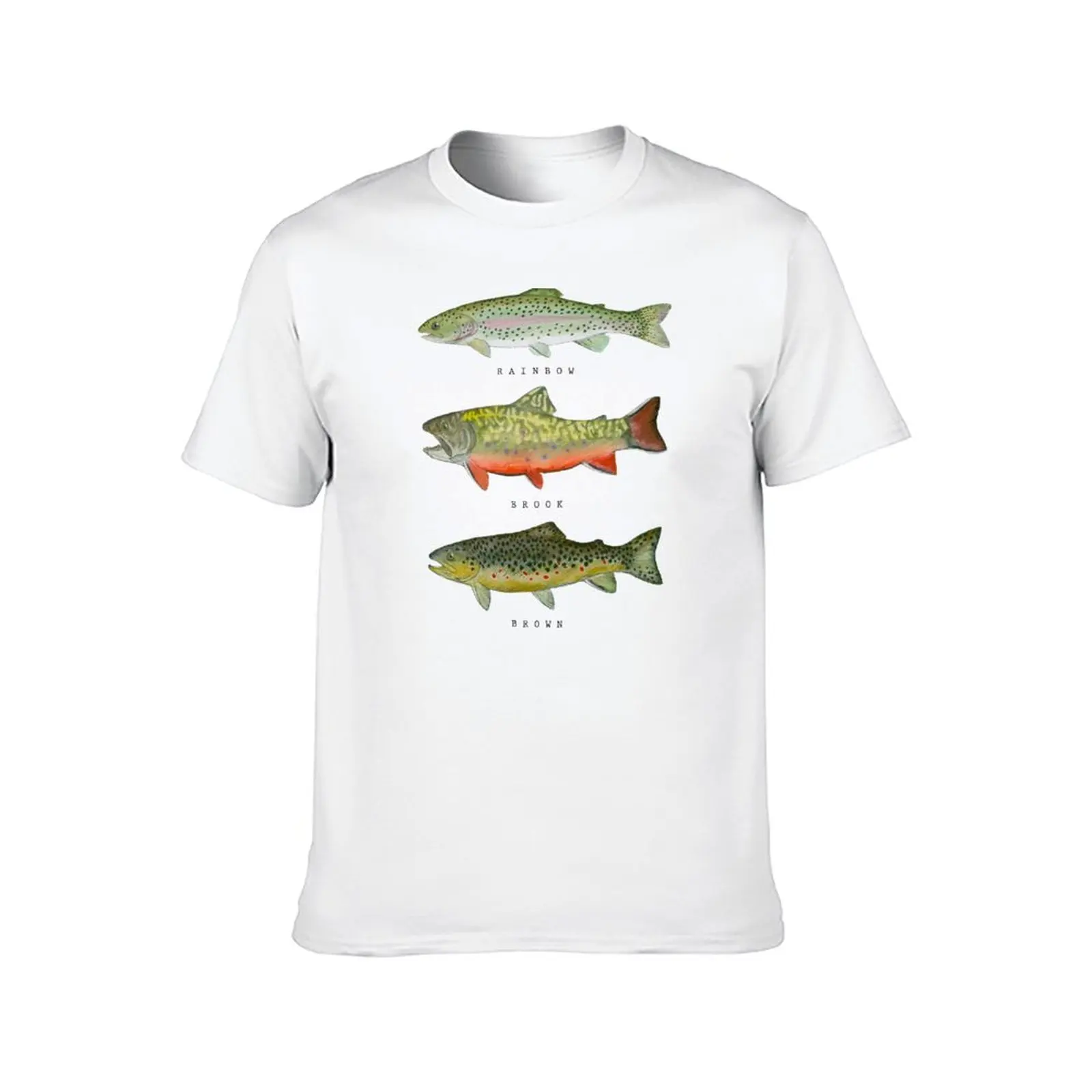 Trout Triad T-Shirt anime stuff graphic t shirt vintage for a boy men t shirts