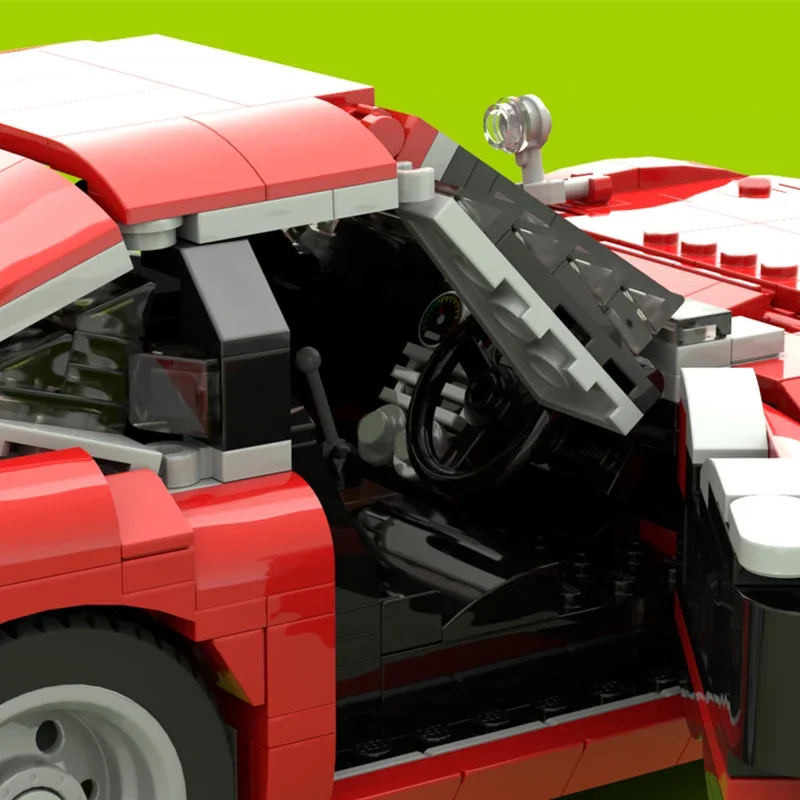 802PCS Stadt Champion Toyotases 2000GT Bausteine Pädagogisches DIY Kreative Spielzeug Geburtstag Geschenk Für Kinder Blöcke