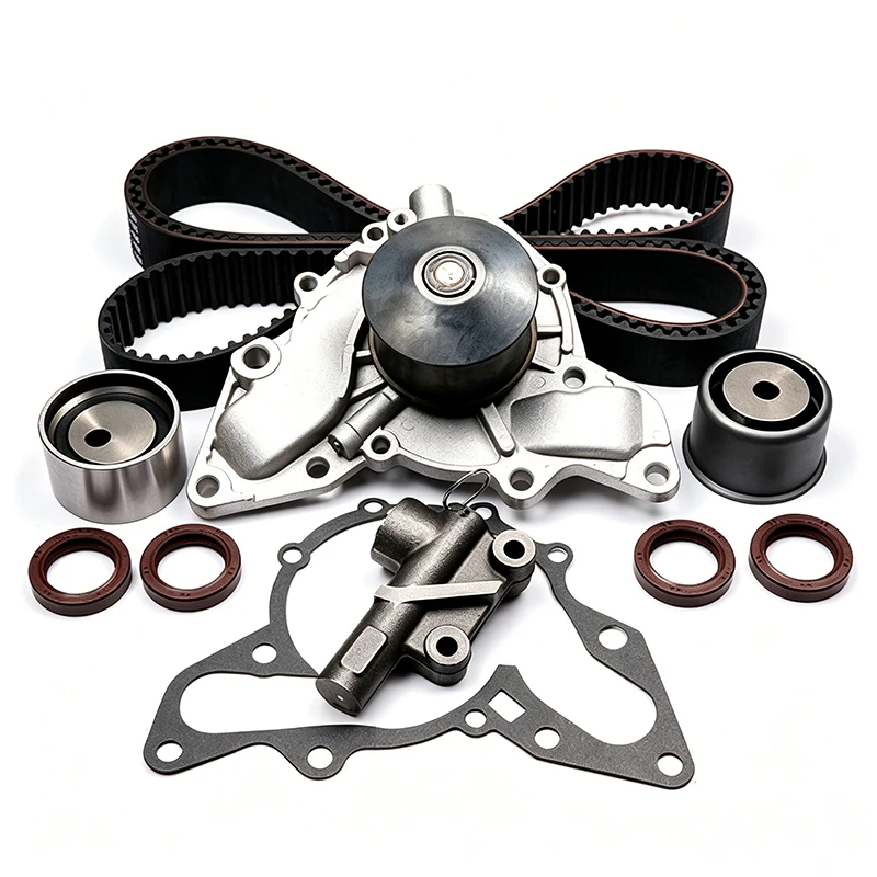 TB323LK2 WP323K1A Engine Timing Belt Kit With Tensioner Fit For Hyundai G6CU 3.5L V6 DOHC 24‑Valve Engine 2002‑2006