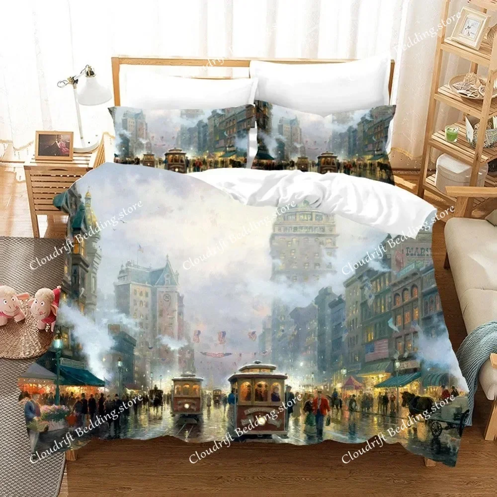 

Oil Painting Van Gogh Star Sky Bedding Set Boys Girls Twin Queen Size Duvet Cover Pillowcase Bed Kids Adult Home Textileextile02