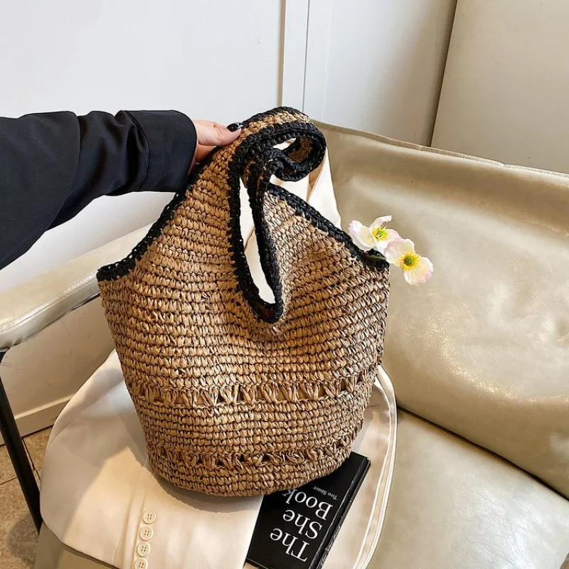 

Классическая дизайнерская элегантная кожаная большая сумка для женщин с минималистским однотонным дизайном и модной сумкой через плечо