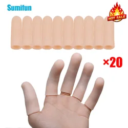 4/6/10/20Pcs Silicone Gel Tubes Finger Protective Case Toe Separators Foot Corn Blister Protector Pain Relief Sleeve Care Tool