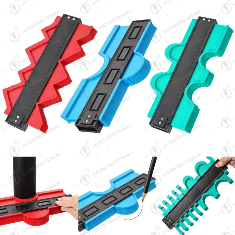 1PC コンターゲージデュプリケーター 5インチ＆10インチ 輪郭模倣 不規則な形状のトレーステンプレート 輪郭測定用測定ツール