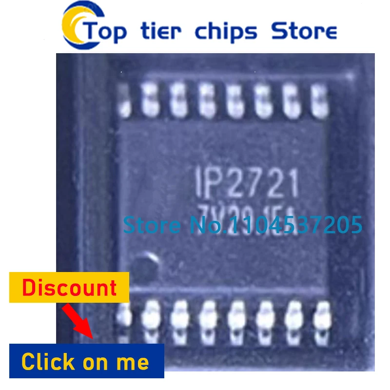 1PCS/LOT IP2721 TSSOP16 IP2712 TSSOP20 IP4776 IP4776CZ38 TSSOP38