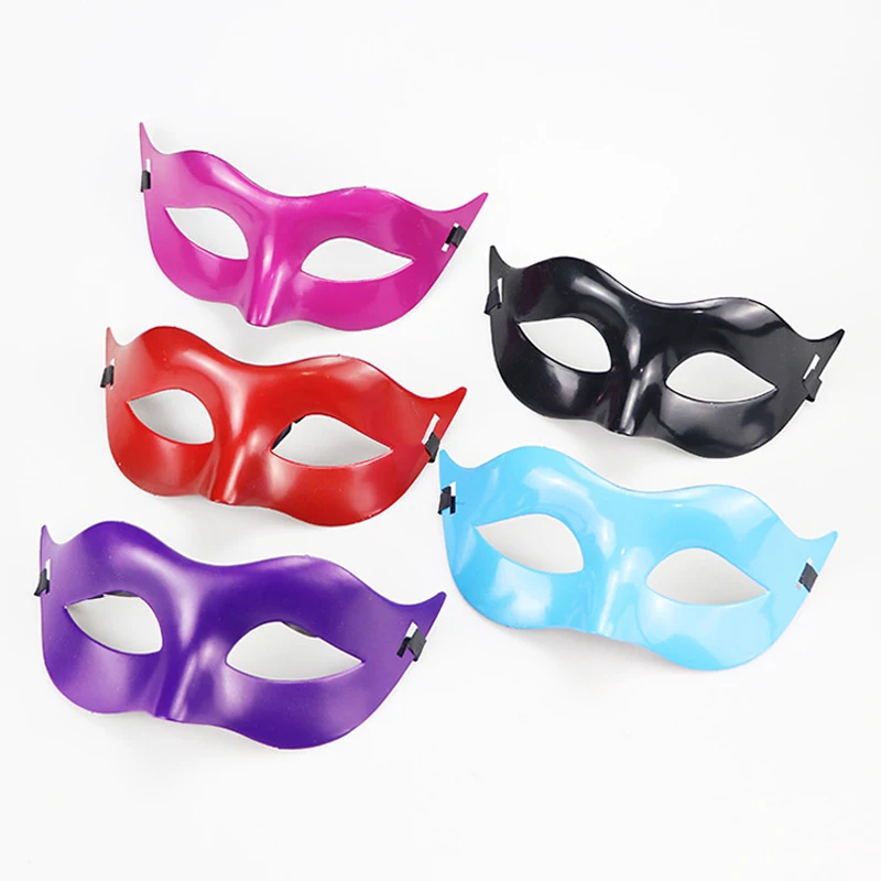 Women Man Sexy Gentleman Masquerade Mask Prom Mask Halloween Party Props Black White Retro Mask Plastic Half Face Cosplay Mask