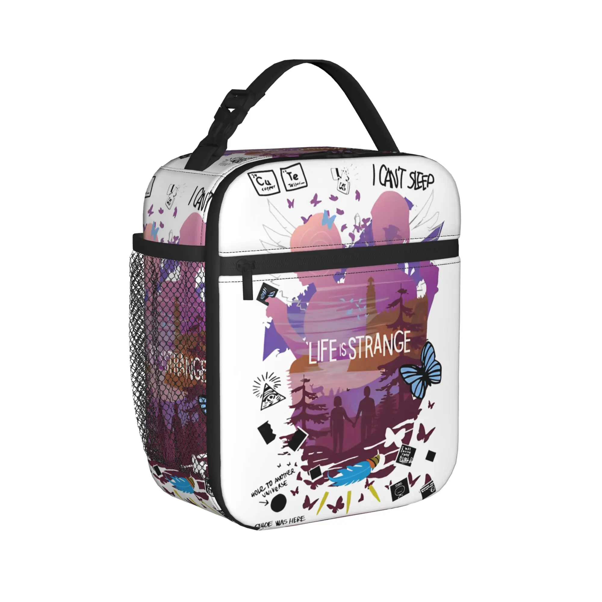 Max and Chloe Life Is Strange Insulated Lunch Bags Cooler Bag ,Meal Container  High Capacity Lunch Box Tote Girl Boy Work