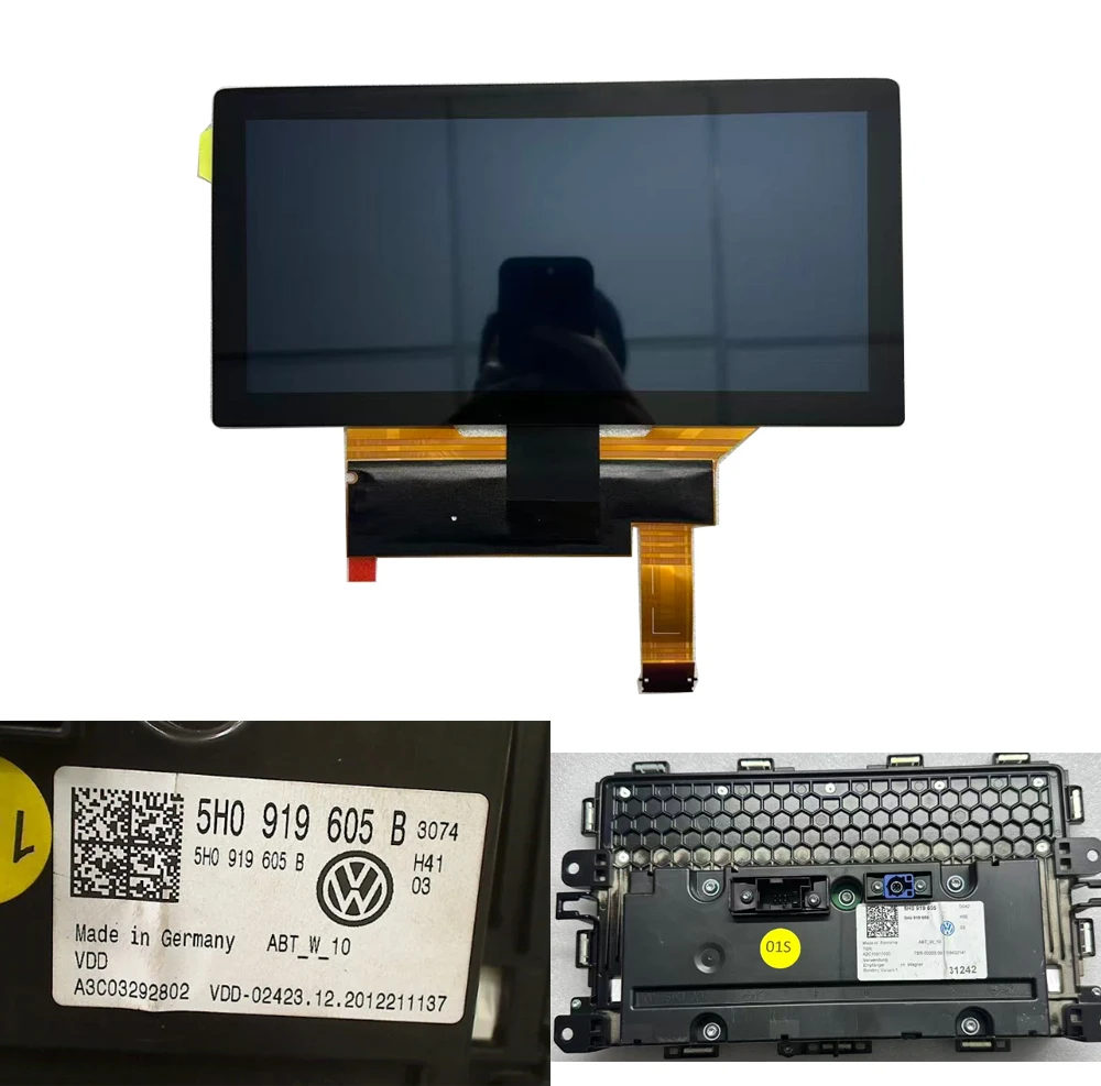 REPLACEMENT TOUCH-SCREEN LCD Display FPA-VLG7016_R-02 COG-VLGEM7016-02 For 5H0919605 5H0919605B VW GOLF 8 Monitor Multimed