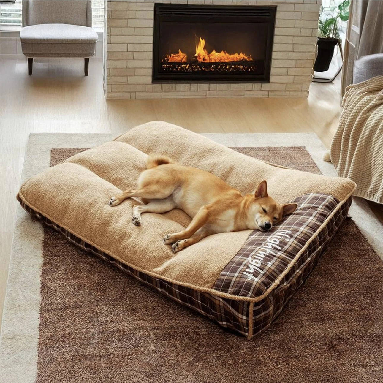 Luxury Large Dog Bed Custom Pet Bed Cat Cushion Removable Cover For Easy Cleaning Pet Beds & Accessories Pet Supplier
