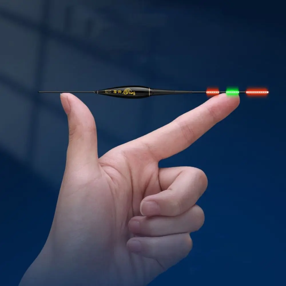Indicator Electronic Fishing Float 2 Light Slip Drift Tube Rock Fishing Floats Long Tail Buoy Strike Light Float Night Fishing