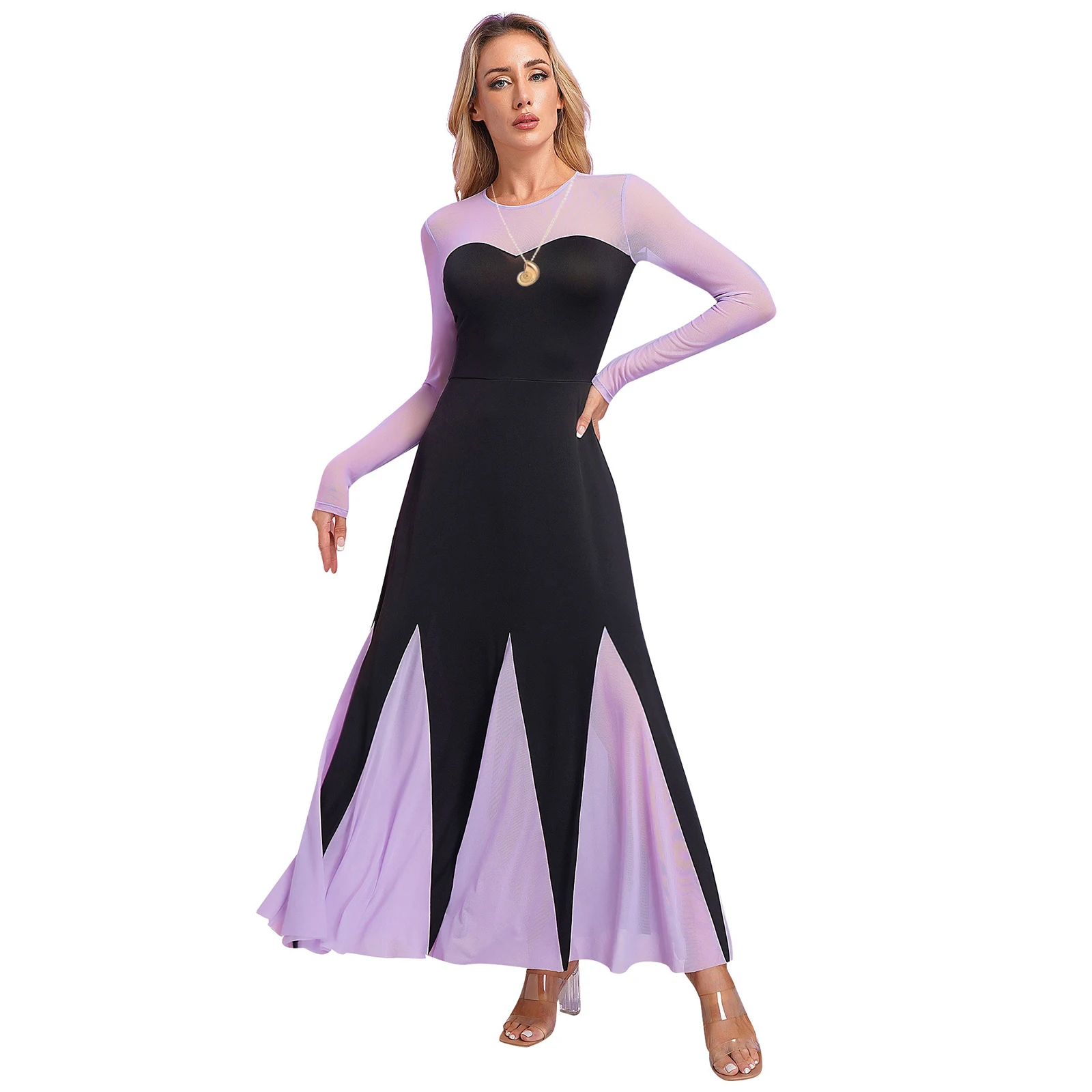 Womens Steampunk Gothic Victorian Mermaid Sea Witch Cosplay Costumes Long Sleeve Maxi Dress Halloween Carnival Themed Party Suit