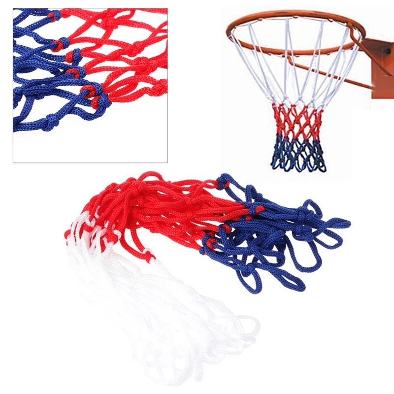 

Hot Sale Durable Rugged Standard Basketball Net Nylon Hoop Goal Standard Rim for Basketball Stands Hoop Goal Rim Mesh