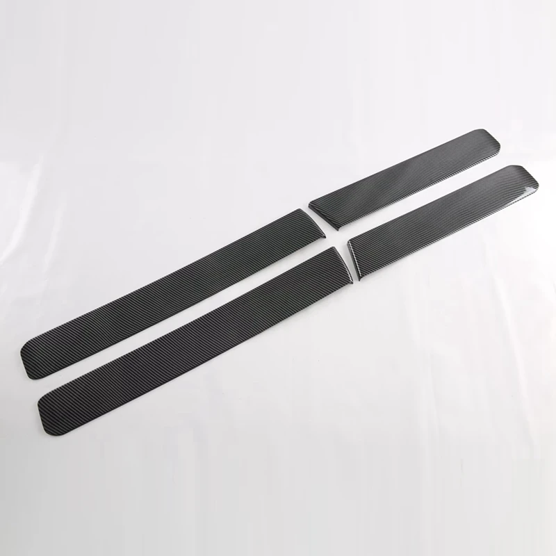 For Hyundai Santa Fe MX5 2024 Carbon Fiber Car Inner Door Panel Trim Stripe Cover Trim Accessories