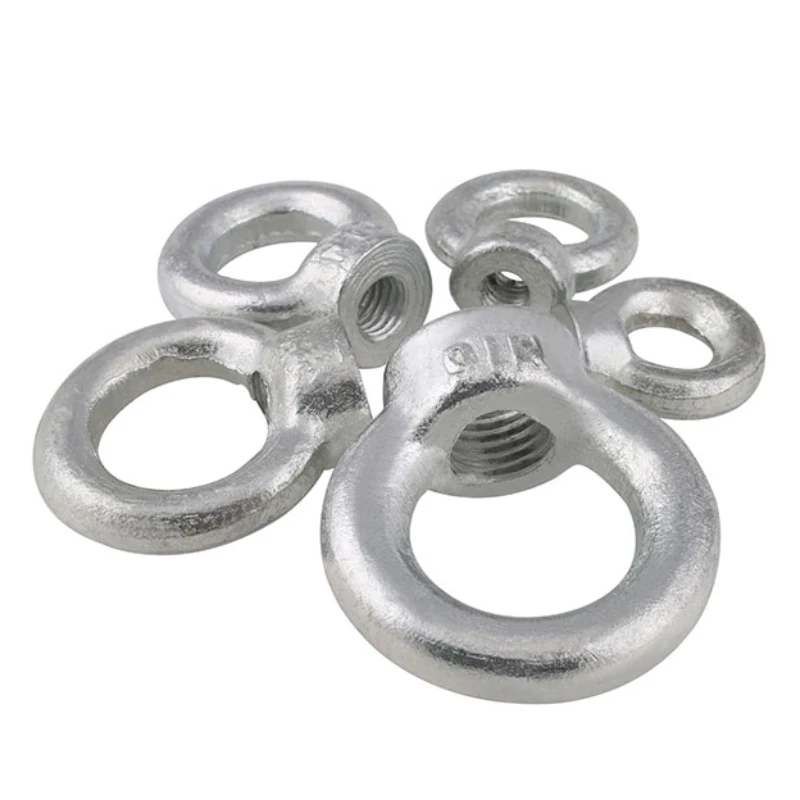 M6 M8 M10 M12 M14 M16 M18 M20 Подъемные гайки с проушиной Углеродистая сталь Оцинкованное уплотнительное кольцо Гайки с проушиной