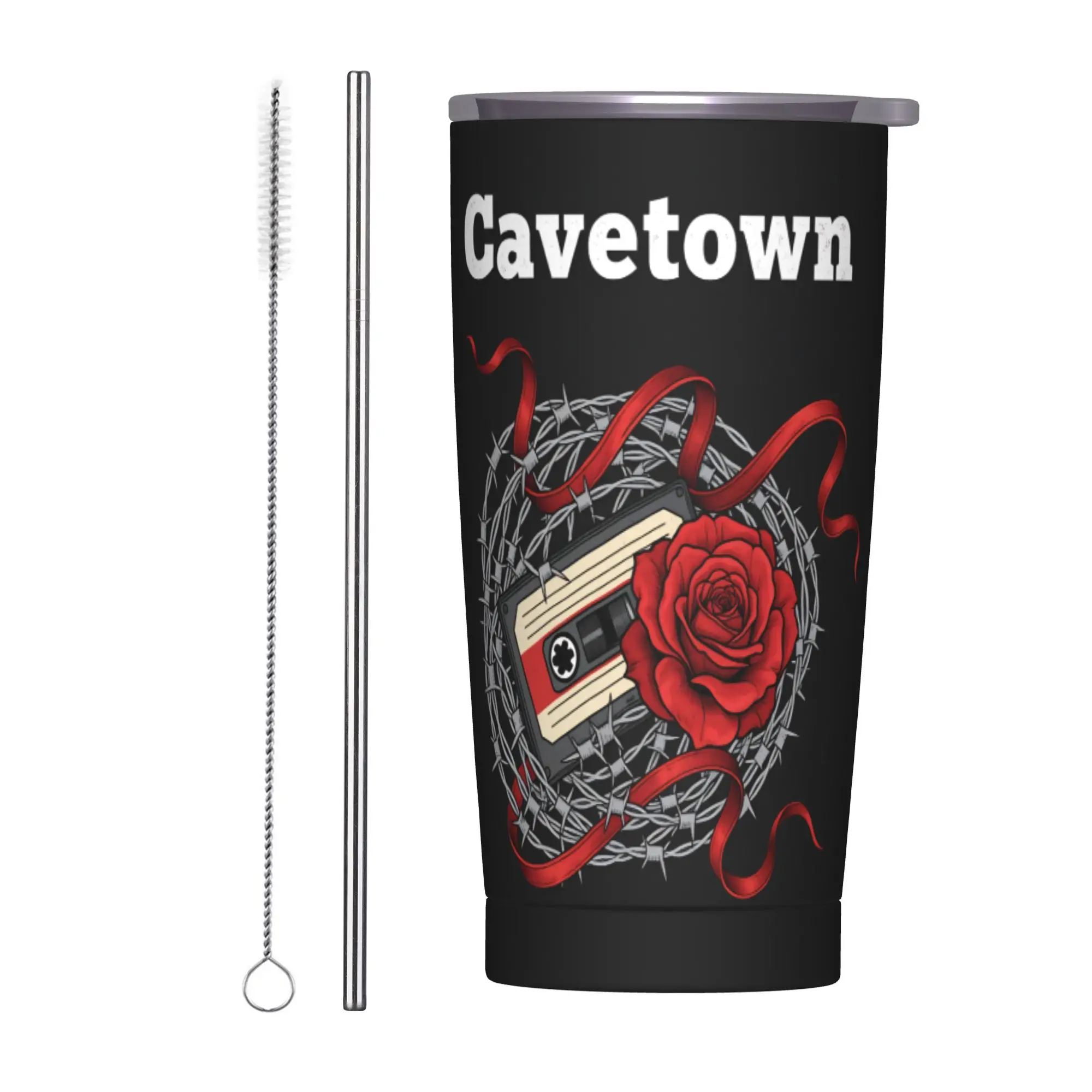 

Singer Cavetown Tumbler Cold and Hot Water Bottle Heat Preservation Stainless Steel Coffee Mug Graphic Travel Mugs Cup