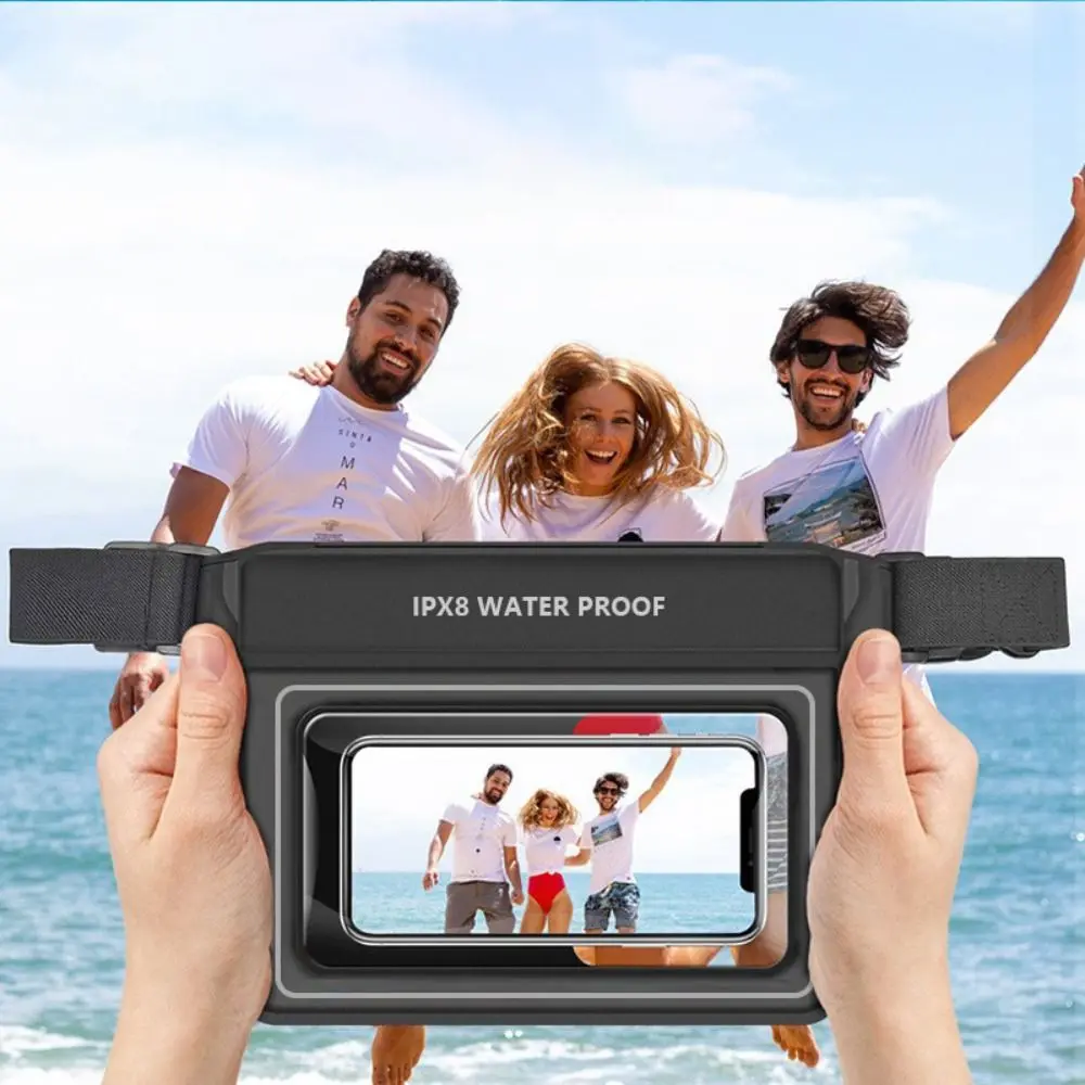 

Новая водонепроницаемая поясная сумка из ПВХ, губка, большая вместительная сумка для мобильного телефона, плавающая сумка для хранения плавания на открытом воздухе