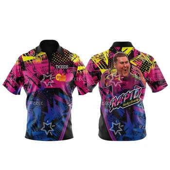 Ricky Evans Signed Replica Shirt Darts Polo Shirt Sports Leisure Dry Quickly Men's T-Shirt Children's Clothing Tee Y2k Woman